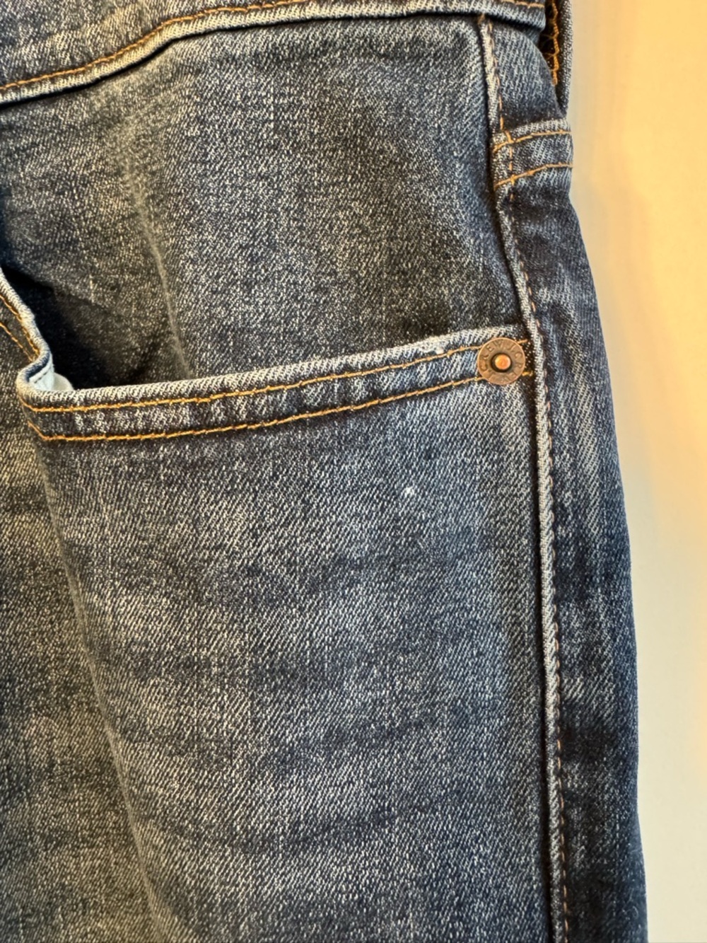 J.Crew Factory Athletic Slim-Fit Jean in Signature Flex Dark Wash Size 40x32 - Picture 5 of 6